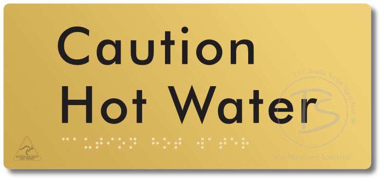 Caution Hot Water