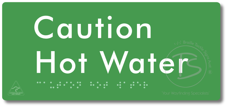 Caution Hot Water