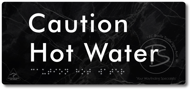 Caution Hot Water