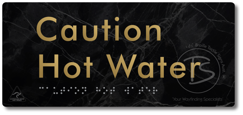 Caution Hot Water