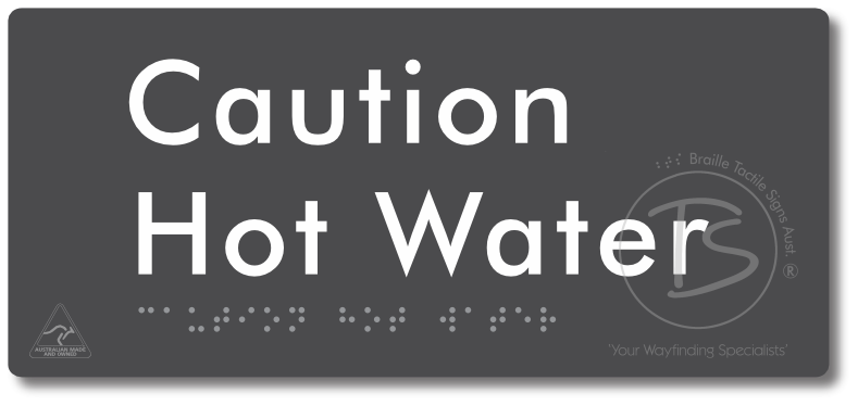 Caution Hot Water