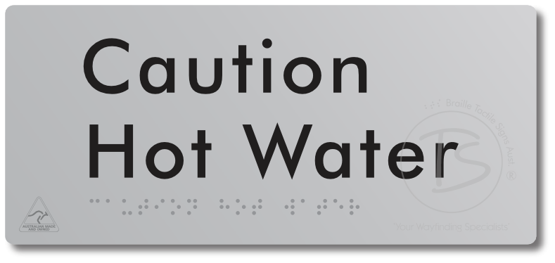 Caution Hot Water