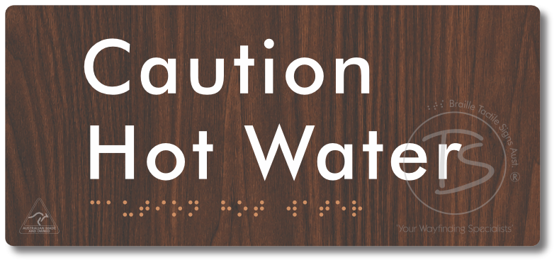 Caution Hot Water