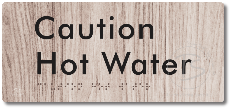 Caution Hot Water