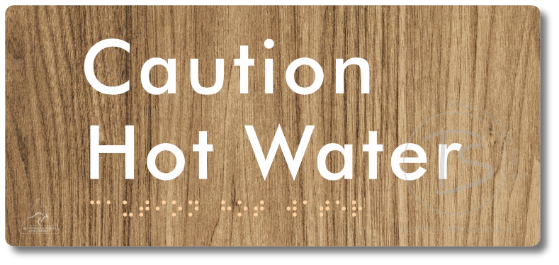 Caution Hot Water