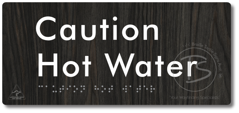 Caution Hot Water