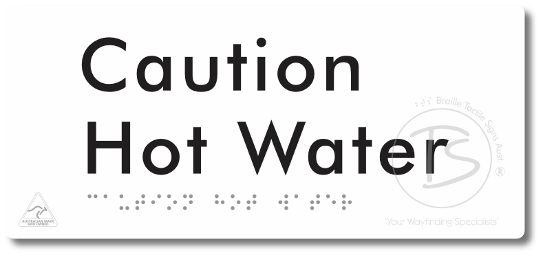 Caution Hot Water
