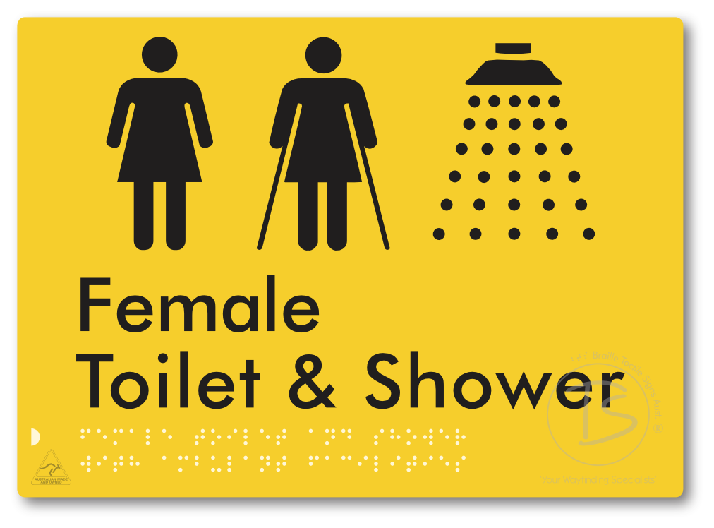 Female Toilet & Shower with Ambulant Facilities