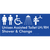 Unisex Assisted Toilet LH/RH Shower and Change