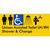 Unisex Assisted Toilet LH/RH Shower and Change