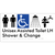 Unisex Assisted Toilet LH Shower & Change