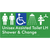 Unisex Assisted Toilet LH Shower & Change