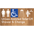 Unisex Assisted Toilet LH Shower & Change