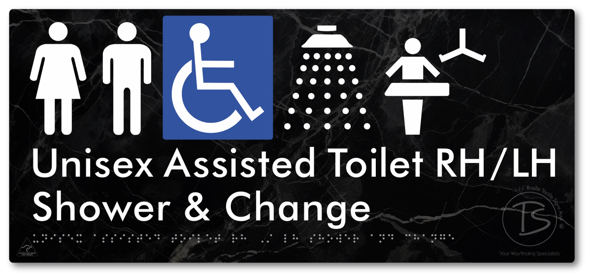 Unisex Assisted Toilet RH/LH Shower and Change