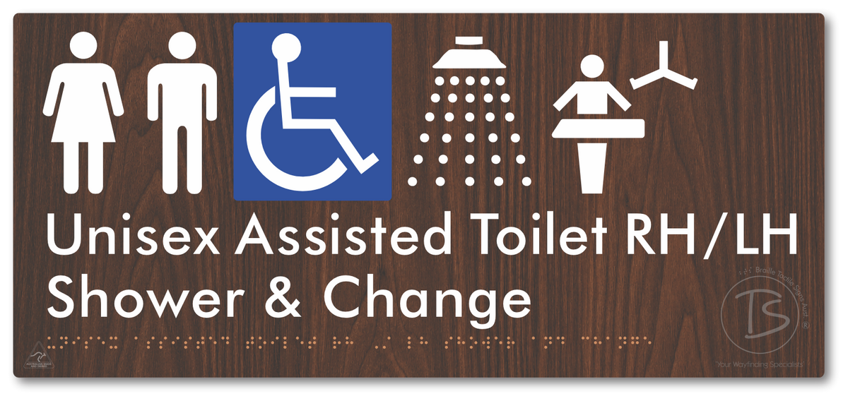 Unisex Assisted Toilet RH/LH Shower and Change
