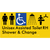 Unisex Assisted Toilet RH Shower & Change