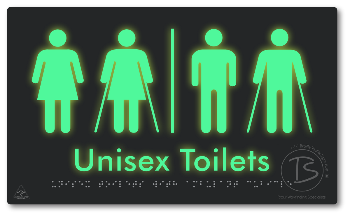 Unisex Toilets with Ambulant Cubicle with Air Lock