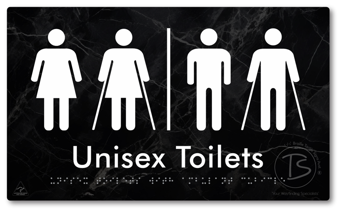 Unisex Toilets with Ambulant Cubicle with Air Lock