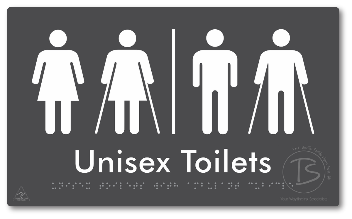 Unisex Toilets with Ambulant Cubicle with Air Lock
