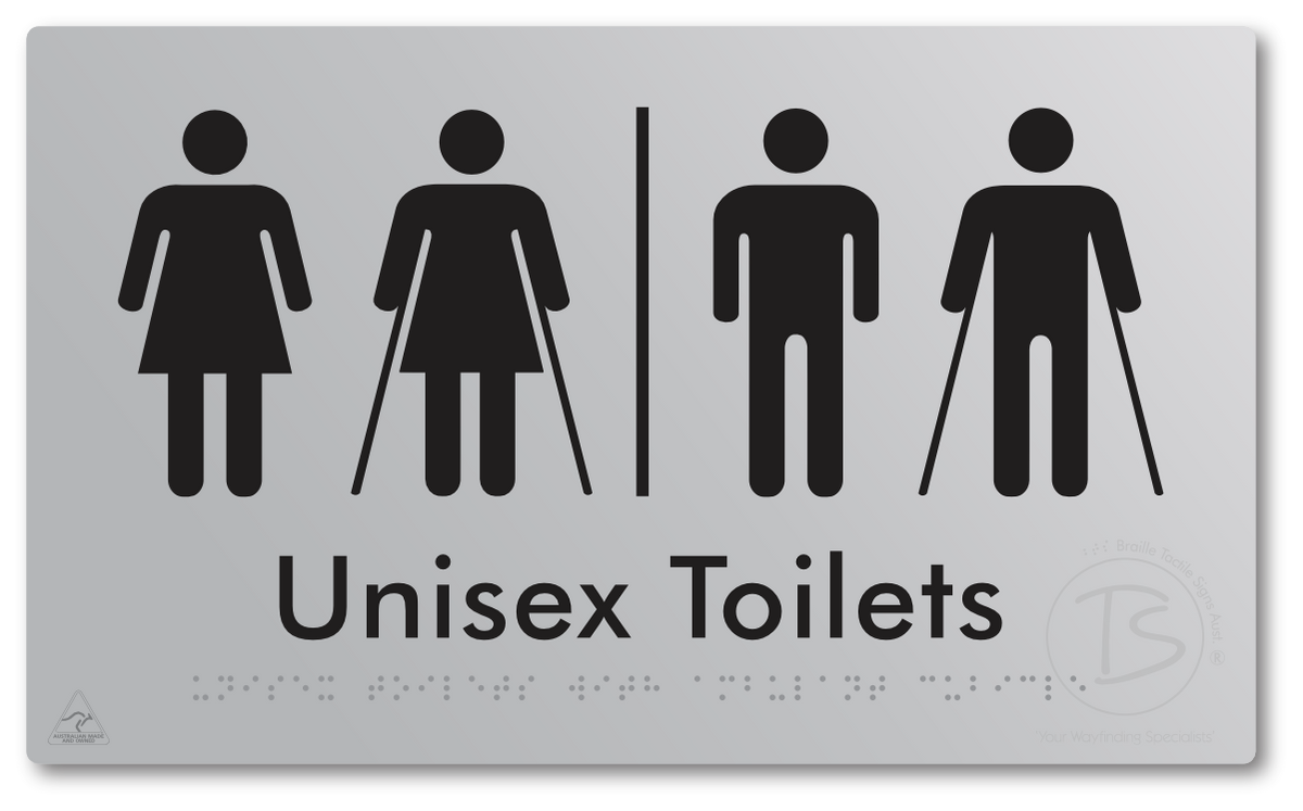 Unisex Toilets with Ambulant Cubicle with Air Lock