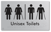 Unisex Toilets with Ambulant Cubicle with Air Lock