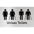 Unisex Toilets with Ambulant Cubicle