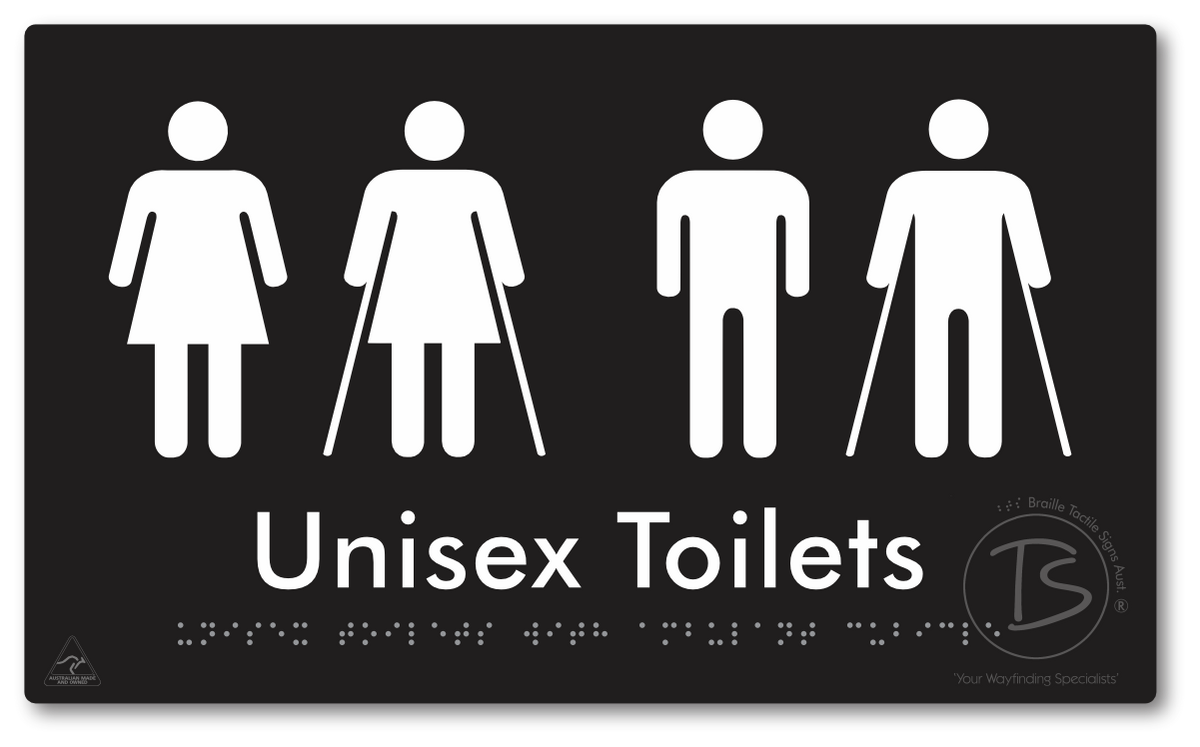 Unisex Toilets with Ambulant Cubicle