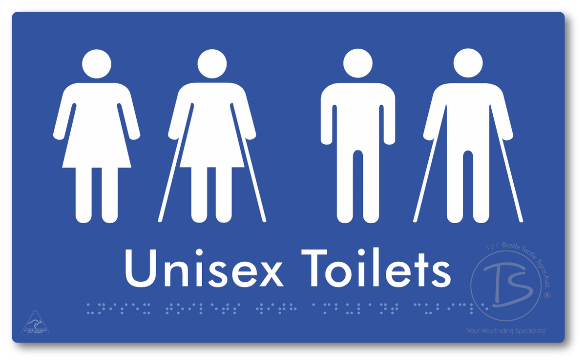 Unisex Toilets with Ambulant Cubicle