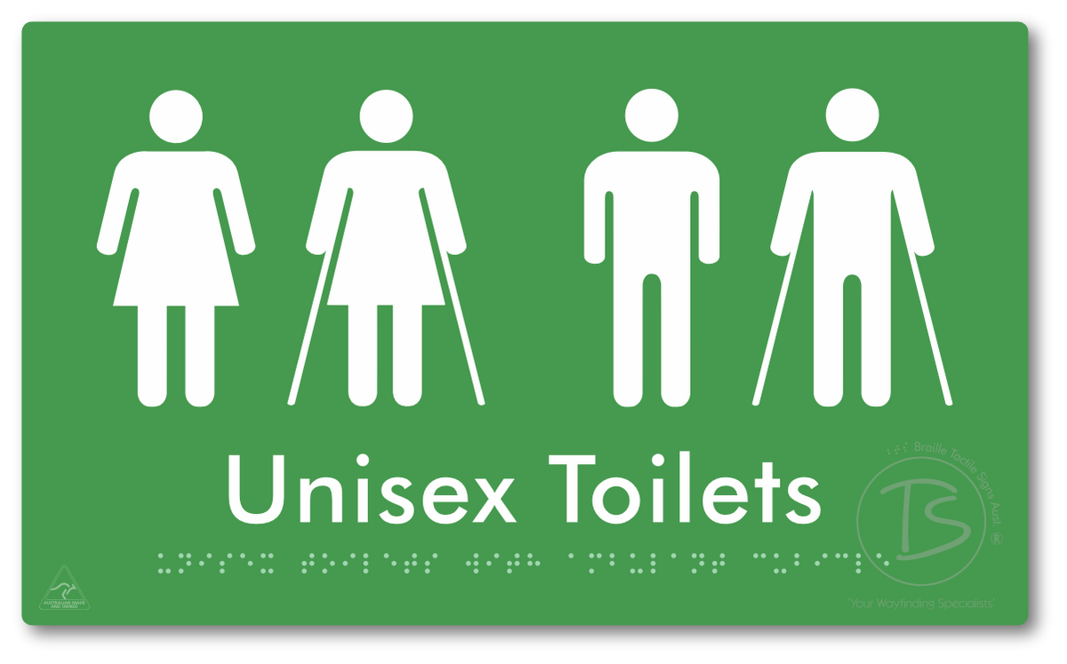 Unisex Toilets with Ambulant Cubicle