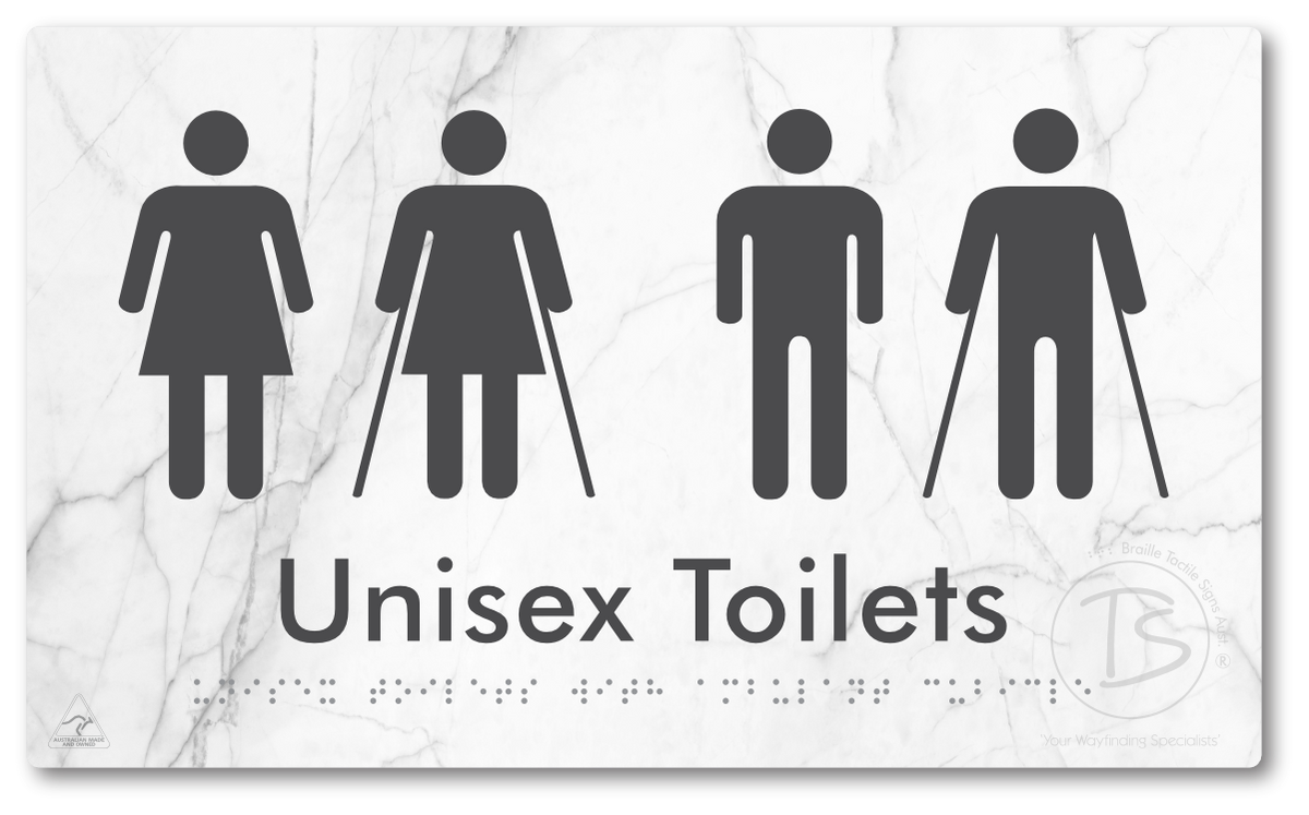 Unisex Toilets with Ambulant Cubicle