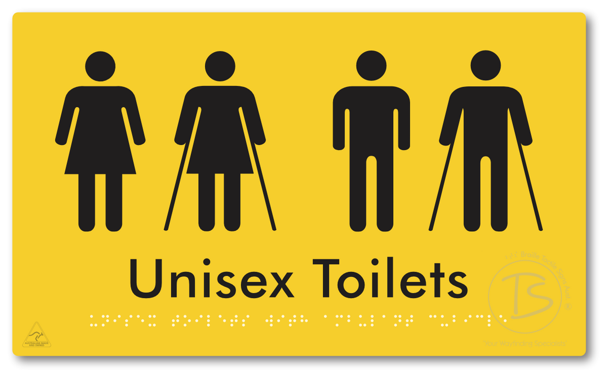Unisex Toilets with Ambulant Cubicle