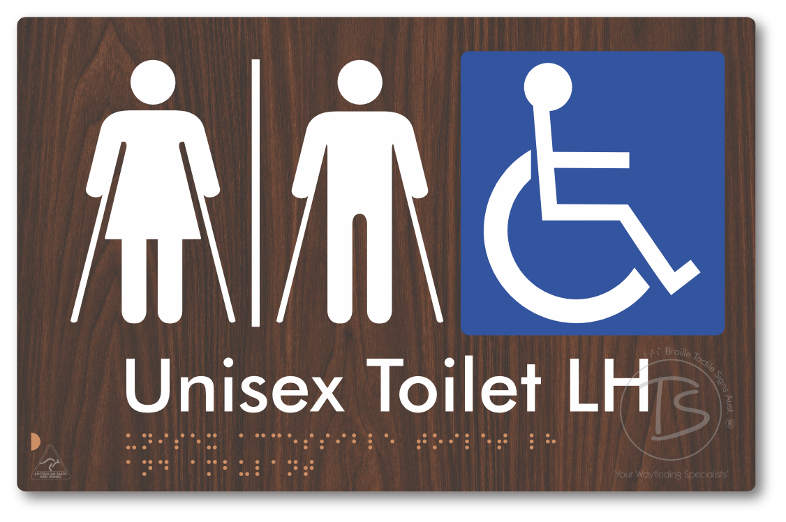 Unisex Accessible Toilet LH or RH, Ambulant Cubicle with Airlock