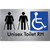 Unisex Accessible Toilet RH and Ambulant