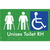 Unisex Accessible Toilet RH and Ambulant