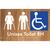 Unisex Accessible Toilet RH and Ambulant