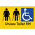 Unisex Accessible Toilet RH and Ambulant