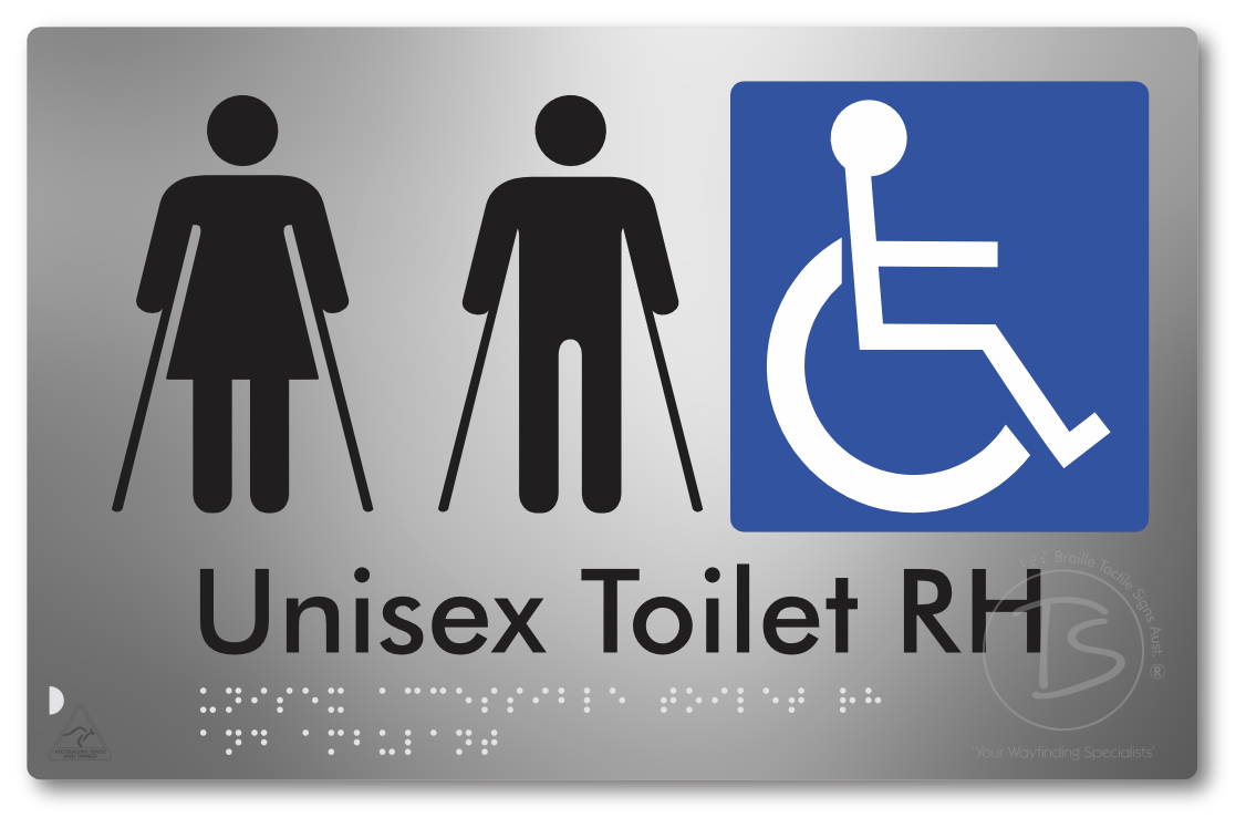 Unisex Accessible Toilet RH and Ambulant