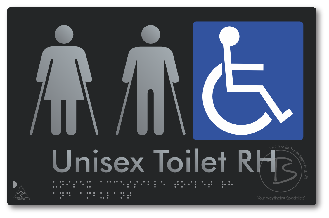 Unisex Accessible Toilet RH and Ambulant
