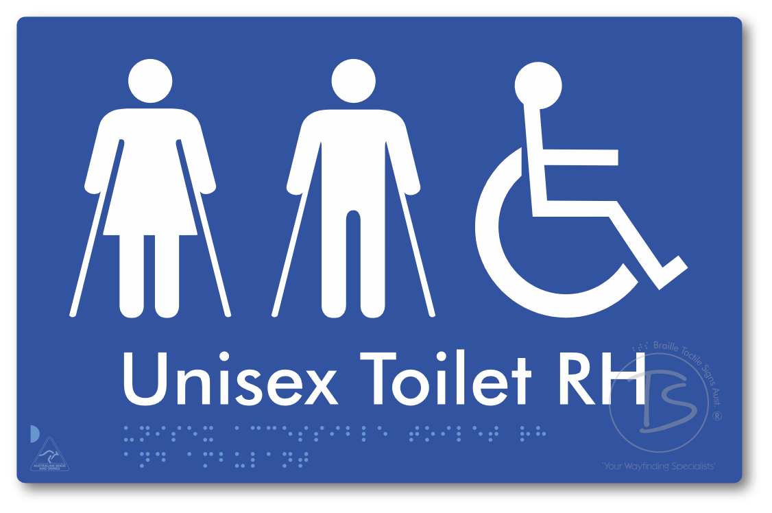 Unisex Accessible Toilet RH and Ambulant