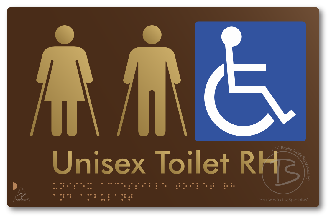 Unisex Accessible Toilet RH and Ambulant