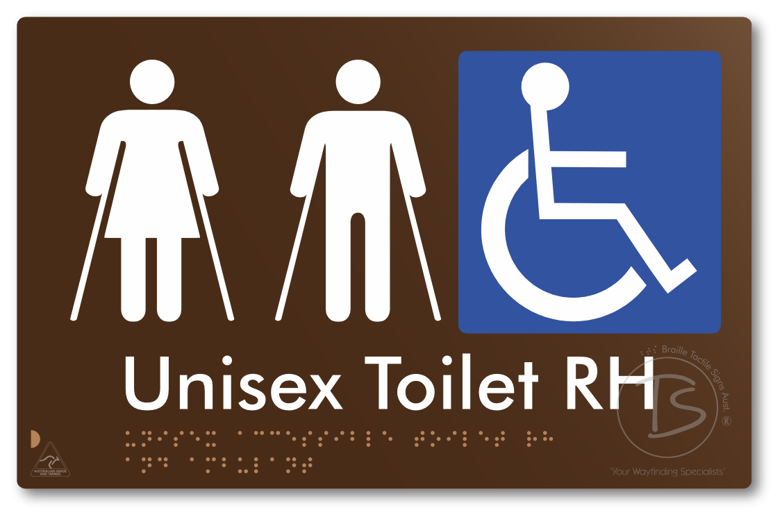 Unisex Accessible Toilet RH and Ambulant