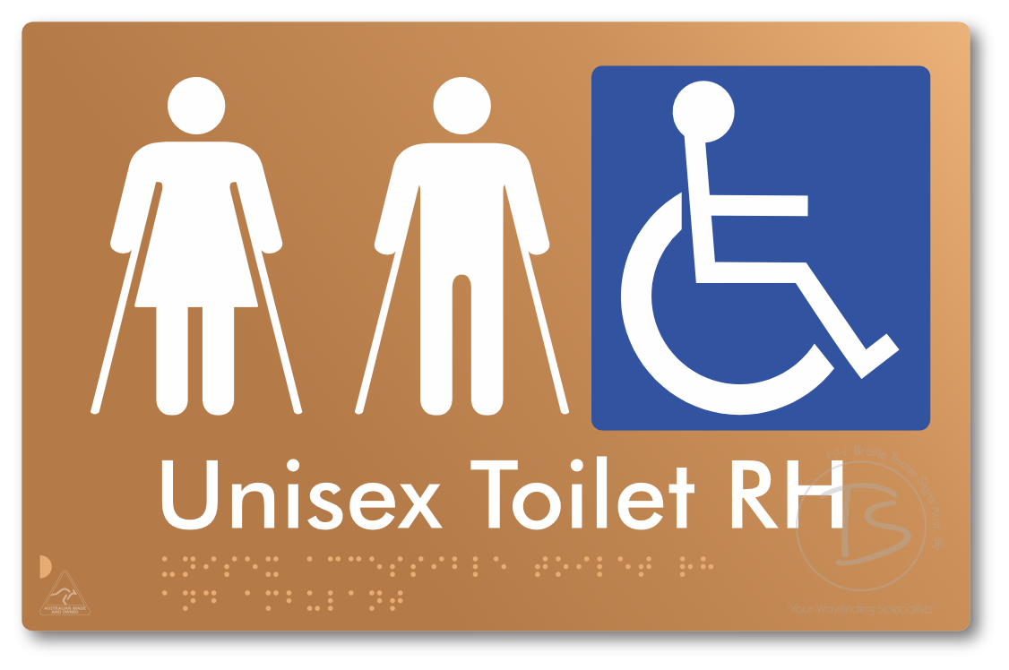 Unisex Accessible Toilet RH and Ambulant