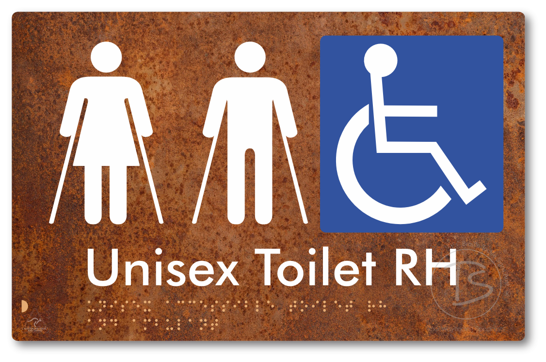 Unisex Accessible Toilet RH and Ambulant