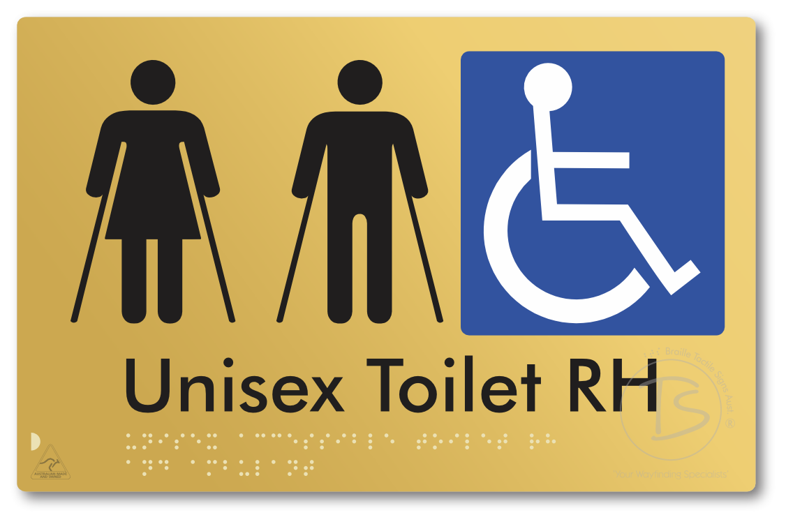 Unisex Accessible Toilet RH and Ambulant