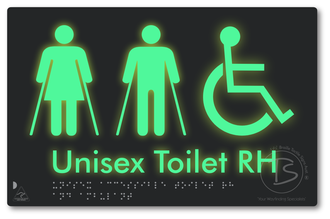 Unisex Accessible Toilet RH and Ambulant