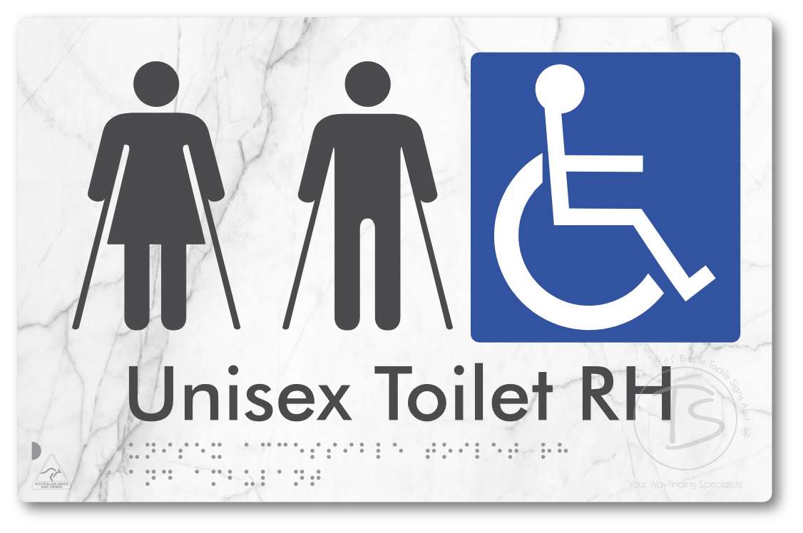 Unisex Accessible Toilet RH and Ambulant