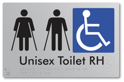 Unisex Accessible Toilet RH and Ambulant