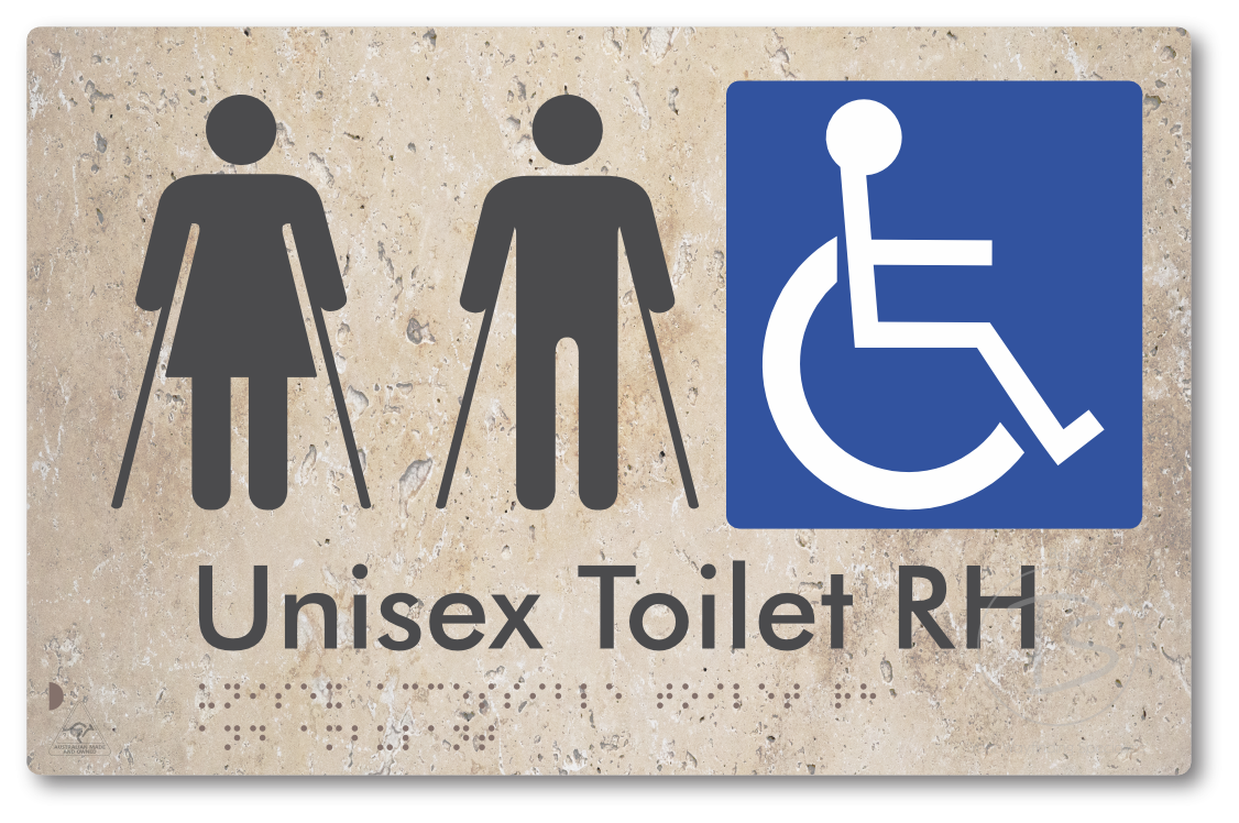 Unisex Accessible Toilet RH and Ambulant