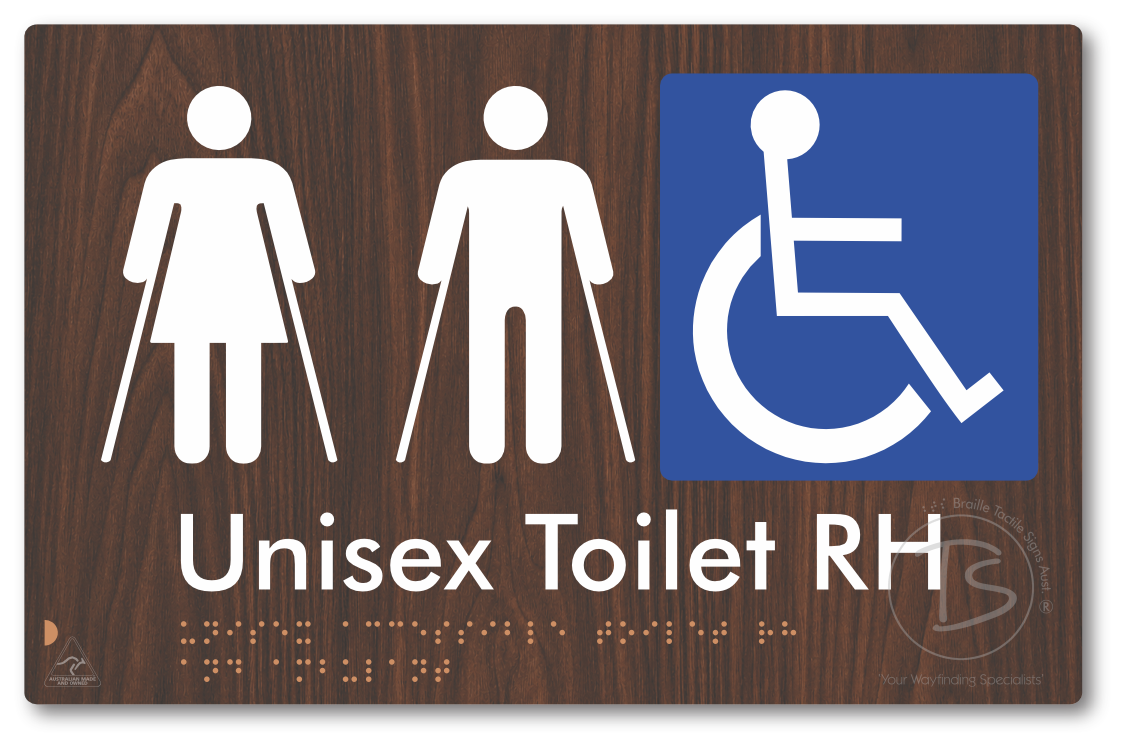 Unisex Accessible Toilet RH and Ambulant
