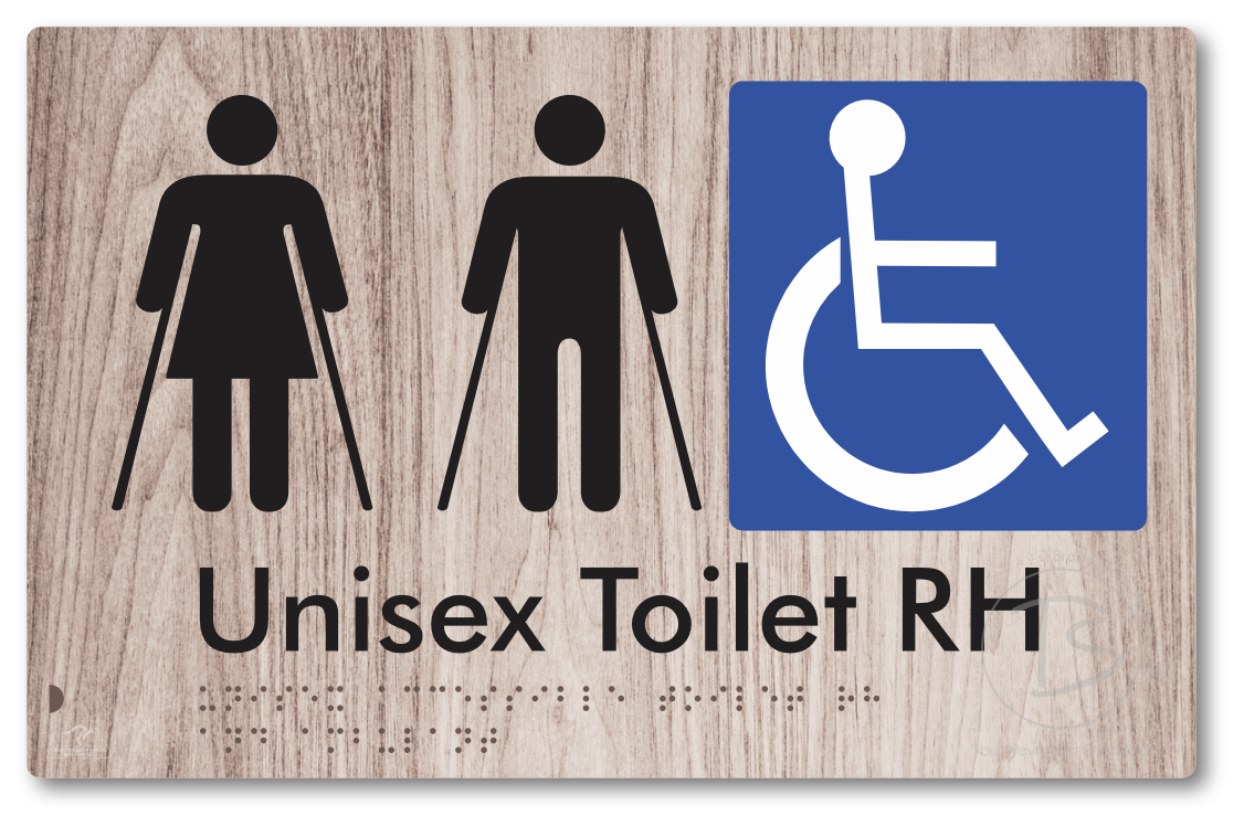 Unisex Accessible Toilet RH and Ambulant